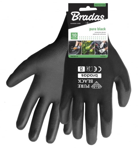 BRADAS RĘKAWICE ROBOCZE PURE BLACK ROZ. 11 BRADAS RĘKAWICE ROBOCZE PURE BLACK ROZ. 11