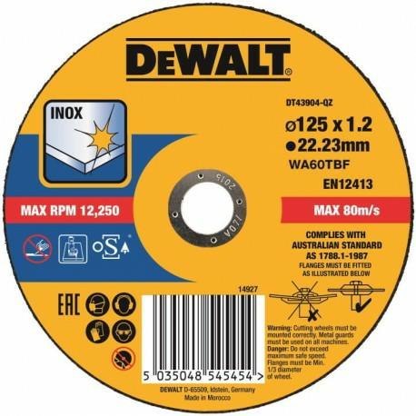 DEWALT TARCZA METAL 125x1,2mm DEWALT TARCZA METAL 125x1,2mm
