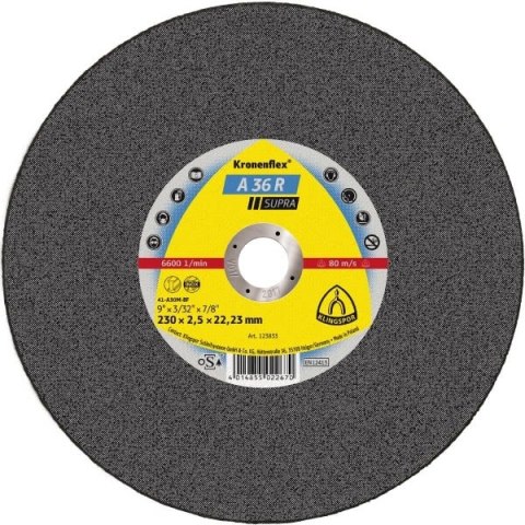 KLINGSPOR TARCZA DO CIĘCIA METALU 125mm x 2,0mm x 22,2mm A36R Supra INOX KLINGSPOR TARCZA DO CIĘCIA METALU 125mm x 2,0mm x 22,2mm A36R Supra INOX