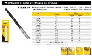 STANLEY WIERTŁO DO DREWNA 6 x100mm