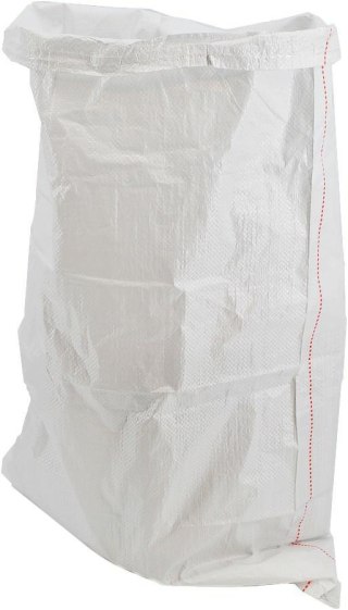 WOREK POLIPROPYLENOWY BIAŁY 50/80cm Z OBRĘBKIEM 48g