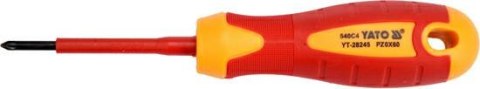YATO WKRĘTAK IZOLOWANY PZ 0* 60/K 28245 YATO WKRĘTAK IZOLOWANY PZ 0* 60/K 28245