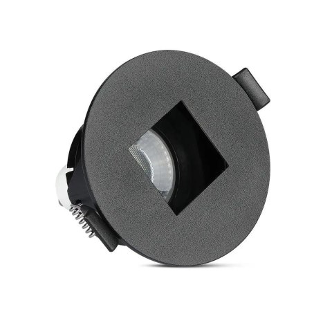 Oczko V-TAC GU10 Okrągłe z kwadratem Czarne VT-883-B 3 Lata Gwarancji Oczko V-TAC GU10 Okrągłe z kwadratem Czarne VT-883-B 3 Lata Gwarancji