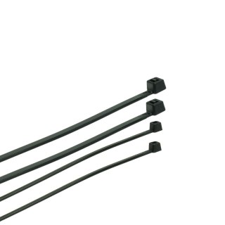 PLASTROL OPASKA PLASTIKOWA CZARNA 2,5 x 100mm 100szt.
