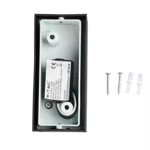 Kinkiet Ścienny V-TAC GU10 Aluminium Okrągły Czarny Góra Dół IP44 VT-7652 Kinkiet Ścienny V-TAC GU10 Aluminium Okrągły Czarny Góra Dół IP44 VT-7652