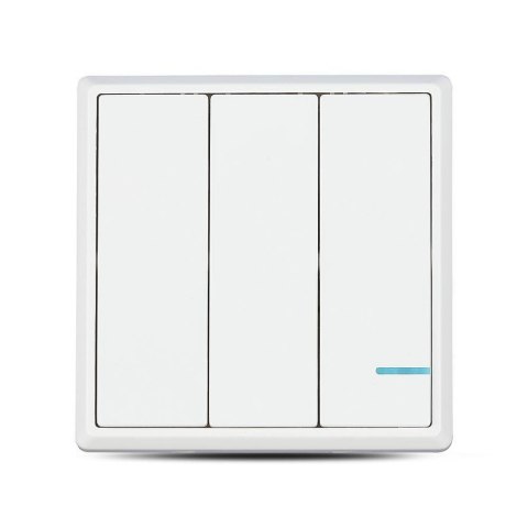 Przełącznik Bezprzewodowy Potrójny IP54 do SKU 8458, 8459 V-TAC VT-5133 Przełącznik Bezprzewodowy Potrójny IP54 do SKU 8458, 8459 V-TAC VT-5133