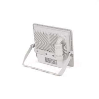 Projektor LED V-TAC 30W SAMSUNG CHIP Czujnik Ruchu Biały Z MUFĄ VT-138S 6500K 2340lm 5 Lat Gwarancji