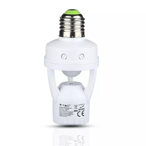 Czujnik Ruchu 360st z oprawką E27 V-TAC VT-8005 Czujnik Ruchu 360st z oprawką E27 V-TAC VT-8005