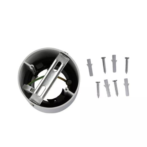 Oprawa V-TAC GU10 Natynkowa Tuba Okrągła z szybą Biała IP54 82x101 VT-711 3 Lata Gwarancji Oprawa V-TAC GU10 Natynkowa Tuba Okrągła z szybą Biała IP54 82x101 VT-711 3 Lata Gwarancji