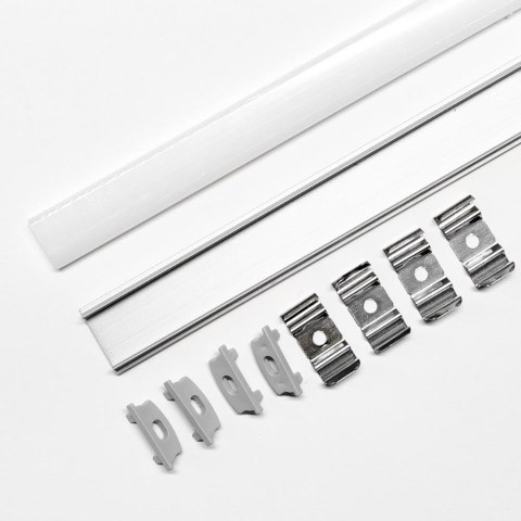 Profil Aluminiowy V-TAC 2mb Anodowany Do taśm LED ELASTYCZNY GIĘTKI 18x6mm VT-8138 Profil Aluminiowy V-TAC 2mb Anodowany Do taśm LED ELASTYCZNY GIĘTKI 18x6mm VT-8138