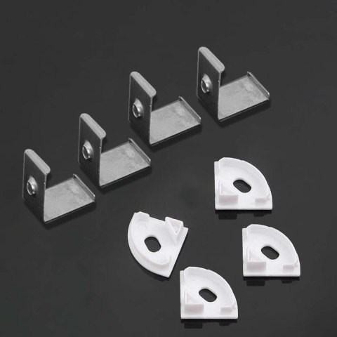 Profil Aluminiowy V-TAC 2mb Anodowany, Klosz Mleczny, Kątowy VT-8109 Profil Aluminiowy V-TAC 2mb Anodowany, Klosz Mleczny, Kątowy VT-8109