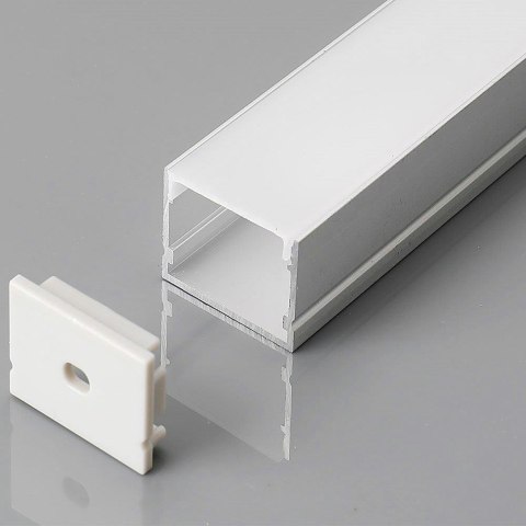 Profil Aluminiowy V-TAC 2mb Anodowany, Klosz Mleczny, Na dwie taśmy VT-8118 5 Lat Gwarancji Profil Aluminiowy V-TAC 2mb Anodowany, Klosz Mleczny, Na dwie taśmy VT-8118 5 Lat Gwarancji