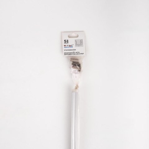 Profil Aluminiowy V-TAC 2mb Anodowany, Klosz Mleczny VT-8110 Profil Aluminiowy V-TAC 2mb Anodowany, Klosz Mleczny VT-8110