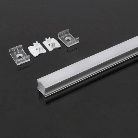 Profil Aluminiowy V-TAC 2mb Anodowany, Klosz Mleczny VT-8110 Profil Aluminiowy V-TAC 2mb Anodowany, Klosz Mleczny VT-8110