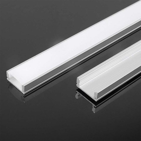 Profil Aluminiowy V-TAC 2mb Anodowany, Klosz Mleczny VT-8113 Profil Aluminiowy V-TAC 2mb Anodowany, Klosz Mleczny VT-8113