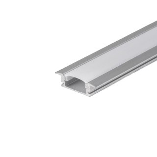 Profil Aluminiowy V-TAC 2mb Anodowany, Klosz Mleczny, Wpuszczany VT-8106