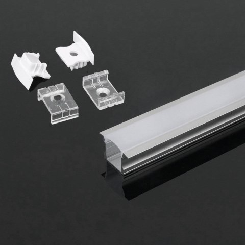 Profil Aluminiowy V-TAC 2mb Anodowany, Klosz Mleczny, Wpuszczany VT-8107 Profil Aluminiowy V-TAC 2mb Anodowany, Klosz Mleczny, Wpuszczany VT-8107