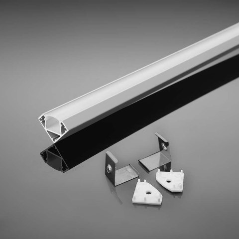 Profil Aluminiowy V-TAC 2mb Biały, Klosz Mleczny, Kątowy VT-8114W 5 Lat Gwarancji Profil Aluminiowy V-TAC 2mb Biały, Klosz Mleczny, Kątowy VT-8114W 5 Lat Gwarancji