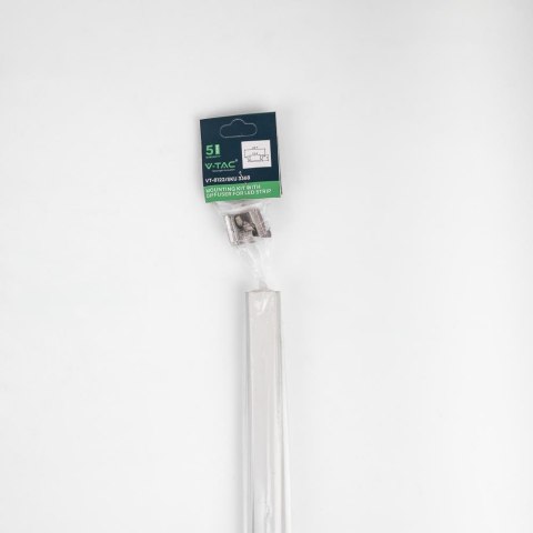 Profil Aluminiowy V-TAC 2mb Biały, Klosz Mleczny, Wpuszczany VT-8106-W 5 Lat Gwarancji Profil Aluminiowy V-TAC 2mb Biały, Klosz Mleczny, Wpuszczany VT-8106-W 5 Lat Gwarancji