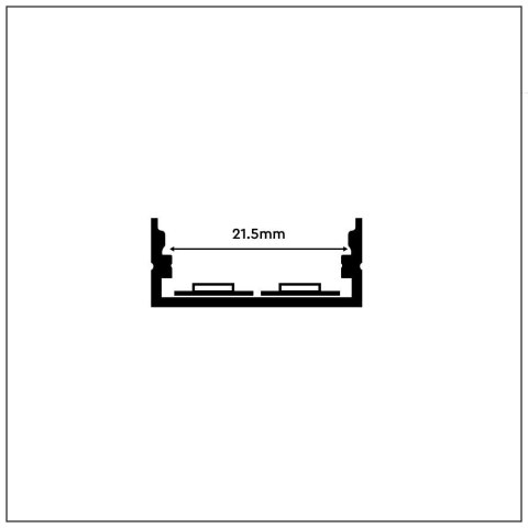 Profil Aluminiowy V-TAC 2mb Czarny Klosz Czarny, Na dwie taśmy VT-8108 Profil Aluminiowy V-TAC 2mb Czarny Klosz Czarny, Na dwie taśmy VT-8108