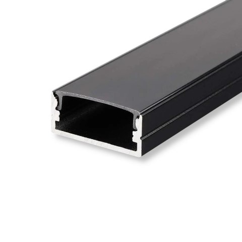 Profil Aluminiowy V-TAC 2mb Czarny Klosz Czarny, Na dwie taśmy VT-8108 Profil Aluminiowy V-TAC 2mb Czarny Klosz Czarny, Na dwie taśmy VT-8108