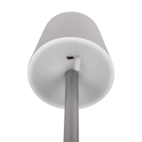 Lampka Biurkowa Nocna V-TAC 3W LED Ładowanie Ściemnianie Szara VT-7703 4000K 70lm Lampka Biurkowa Nocna V-TAC 3W LED Ładowanie Ściemnianie Szara VT-7703 4000K 70lm