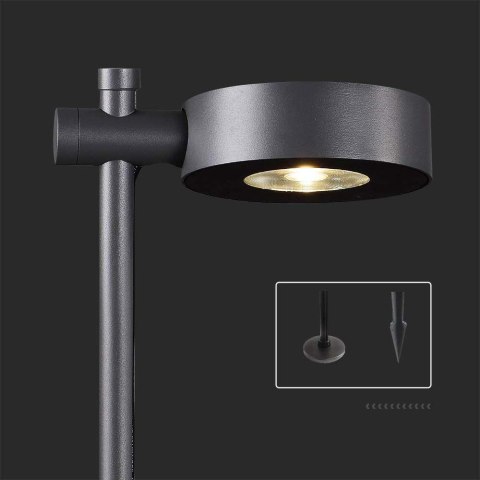 Oprawa Ogrodowa Słupek LED V-TAC 2-funkcje 6W IP65 100cm Czarna VT-11107-B 3000K 520lm Oprawa Ogrodowa Słupek LED V-TAC 2-funkcje 6W IP65 100cm Czarna VT-11107-B 3000K 520lm