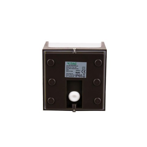 Oprawa Ścienna Ogrodowa V-TAC 8W LED IP65 120x120 Brązowa VT-708 4000K 800lm Oprawa Ścienna Ogrodowa V-TAC 8W LED IP65 120x120 Brązowa VT-708 4000K 800lm