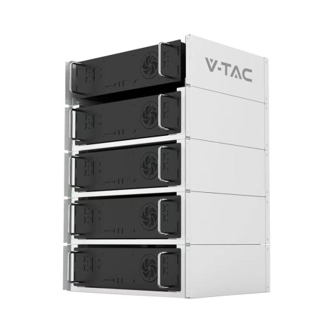 Stojak Regał RACK do Magazynów Energii V-TAC 5,12kWh SKU11377 VT-48100E-P2 Max. 5 modułów 10 Lat Gwarancji Stojak Regał RACK do Magazynów Energii V-TAC 5,12kWh SKU11377 VT-48100E-P2 Max. 5 modułów 10 Lat Gwarancji