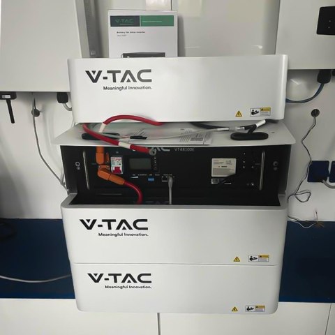 Stojak Regał RACK do Magazynów Energii V-TAC 5,12kWh SKU11377 VT-48100E-P2 Max. 5 modułów 10 Lat Gwarancji Stojak Regał RACK do Magazynów Energii V-TAC 5,12kWh SKU11377 VT-48100E-P2 Max. 5 modułów 10 Lat Gwarancji