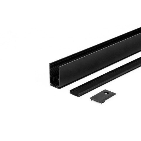 Szyna Natynkowa Szynosystem SMART 48V V-TAC 100cm Aluminiowa Czarna (w komplecie maskownica i zaślepki) Szyna Natynkowa Szynosystem SMART 48V V-TAC 100cm Aluminiowa Czarna (w komplecie maskownica i zaślepki)