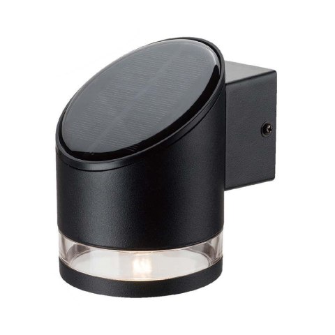 Kinkiet Ogrodowy Ścienny Solarny V-TAC 1W LED Czarny IP54 VT-1138 3000K 70lm 3 Lata Gwarancji Kinkiet Ogrodowy Ścienny Solarny V-TAC 1W LED Czarny IP54 VT-1138 3000K 70lm 3 Lata Gwarancji