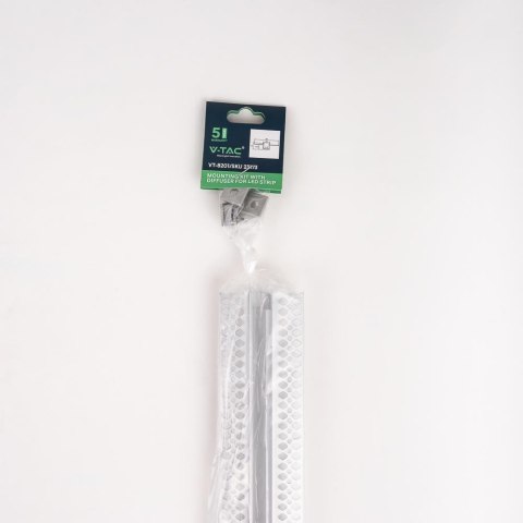 Profil Aluminiowy V-TAC 2mb Anodowany, Klosz Mleczny, Do gipsowania 12,5mm VT-8201 Profil Aluminiowy V-TAC 2mb Anodowany, Klosz Mleczny, Do gipsowania 12,5mm VT-8201
