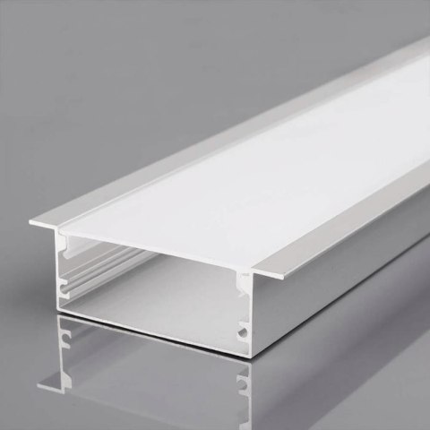 Profil Aluminiowy V-TAC 2mb Anodowany, Klosz Mleczny, Wpuszczany 20x50mm VT-8207 Profil Aluminiowy V-TAC 2mb Anodowany, Klosz Mleczny, Wpuszczany 20x50mm VT-8207