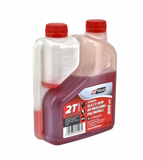 AWTOOLS OLEJ 2-SUW DO MIESZANKI PALIWOWEJ 0,5L CZERWONY Z DOZOWNIKIEM AWTOOLS OLEJ 2-SUW DO MIESZANKI PALIWOWEJ 0,5L CZERWONY Z DOZOWNIKIEM