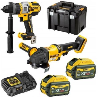 DEWALT ZESTAW COMBO 18V DCK2016T2T (DCD999 + DCG418) 2x6,0Ah