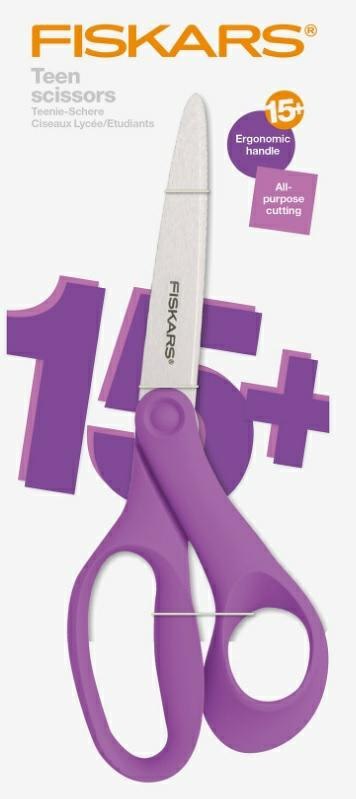FISKARS NOŻYCZKI DLA NASTOLATKÓW 20cm FIOLETOWE FISKARS NOŻYCZKI DLA NASTOLATKÓW 20cm FIOLETOWE