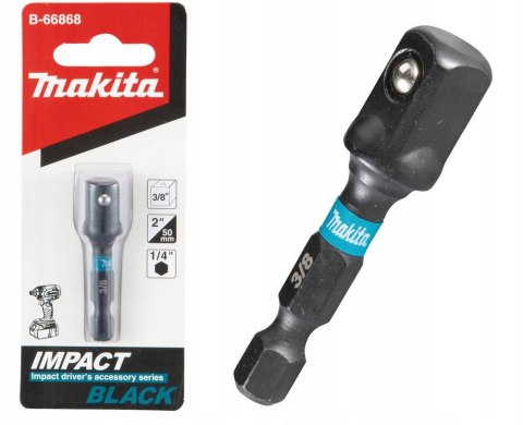 MAKITA ADAPTER 1/4" HEX -> 3/8" SQ 50mm IB MAKITA ADAPTER 1/4" HEX -> 3/8" SQ 50mm IB