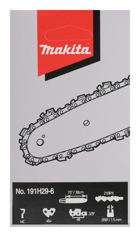 MAKITA ŁAŃCUCH TNĄCY 21BPX 38cm 1,5mm 0,325" MAKITA ŁAŃCUCH TNĄCY 21BPX 38cm 1,5mm 0,325"