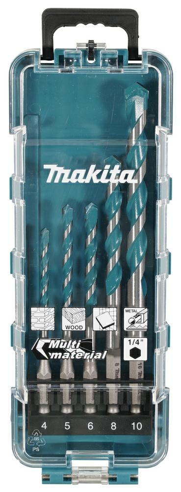 MAKITA ZESTAW WIERTEŁ UNIWERSALNYCH 1/4" HEX /5szt. MAKITA ZESTAW WIERTEŁ UNIWERSALNYCH 1/4" HEX /5szt.