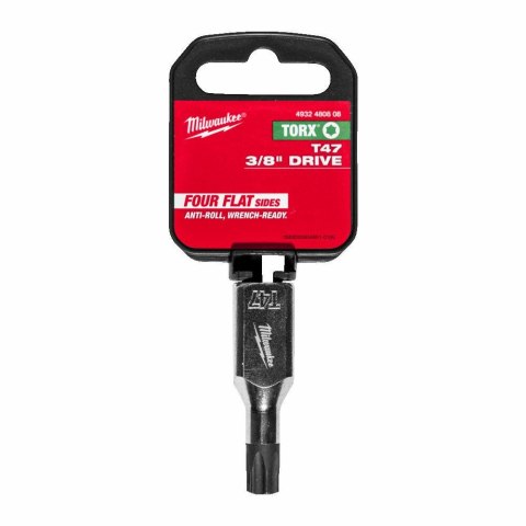 MILWAUKEE NASADKA 3/8 Z KOŃCÓWKĄ TORX T47 %%% MILWAUKEE NASADKA 3/8 Z KOŃCÓWKĄ TORX T47 %%%
