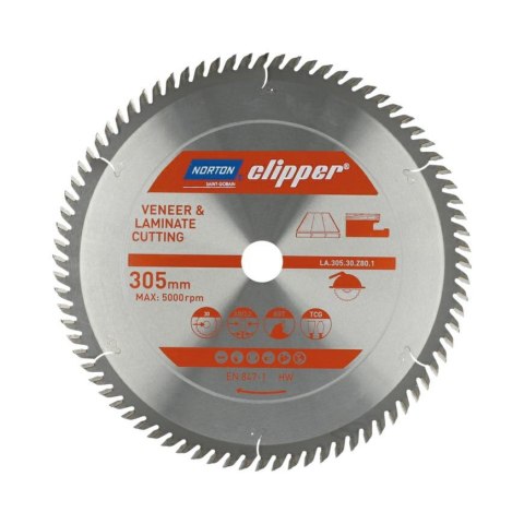 NORTON PIŁA TARCZOWA 305mm x 30mm x 80z LAMINATY I FORNIR (3,0/2,2) NORTON PIŁA TARCZOWA 305mm x 30mm x 80z LAMINATY I FORNIR (3,0/2,2)