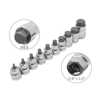 ASTA NASADKI NISKOPROFILOWE - HEX 3/8" - 1/2" NA SZYNIE