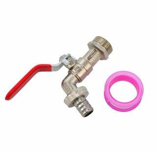 AWTOOLS KRAN OGRODOWY CYNK NIKLOWANY 3/4" GWINT ZEWNĘTRZNY 1"