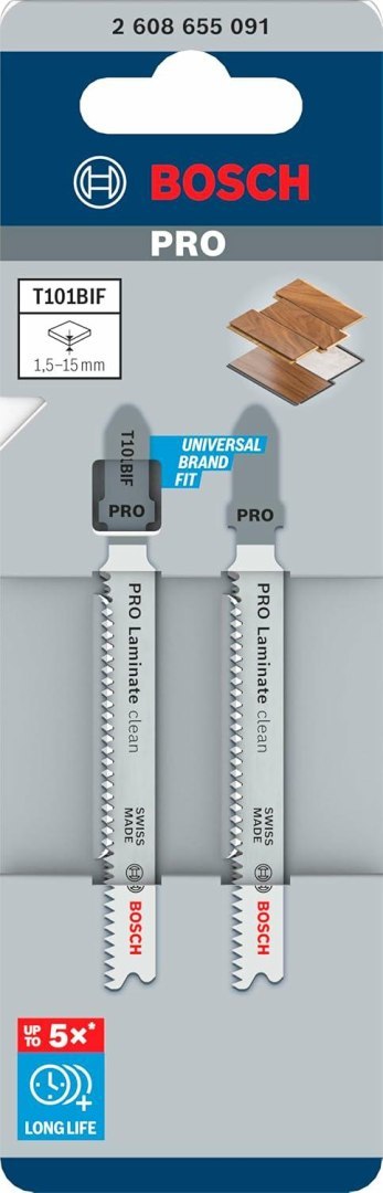 BOSCH BRZESZCZOT T PRO LAMINATE CLEAN T101BIF 83mm /5szt. BOSCH BRZESZCZOT T PRO LAMINATE CLEAN T101BIF 83mm /5szt.