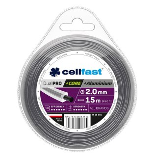 CELLFAST ŻYŁKA TNĄCA Z RDZENIEM 2,4*15m KWADRAT