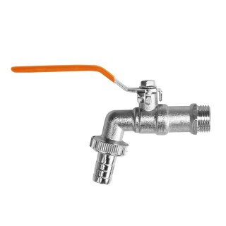 KRAN KULOWY 3/4" GZ 1" NA WĄŻ 3/4"