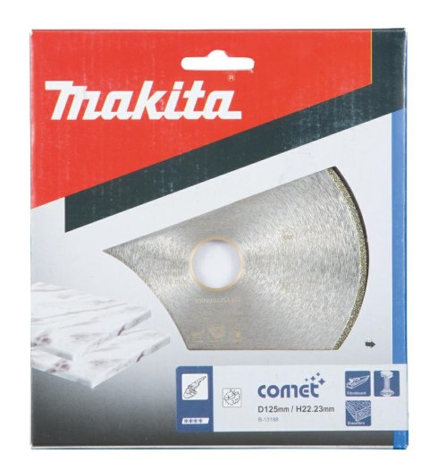 MAKITA TARCZA DIAMENTOWA 125x22,23mm PEŁNA (MOKRO) MARMUR MAKITA TARCZA DIAMENTOWA 125x22,23mm PEŁNA (MOKRO) MARMUR