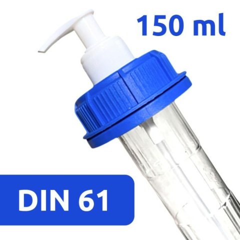 DOZOWNIK MYDŁA DO KANISTRA 150ml DIN61 NIEBIESKI DOZOWNIK MYDŁA DO KANISTRA 150ml DIN61 NIEBIESKI