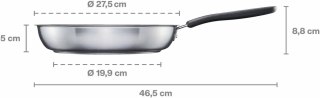 FISKARS PATELNIA 26cm Z POWŁOKĄ CERAMICZNĄ FUNCTIONAL FORM